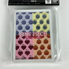 One Piece TCG Card Sleeves Set 10 70ct Devil Fruits Pattern New Sealed